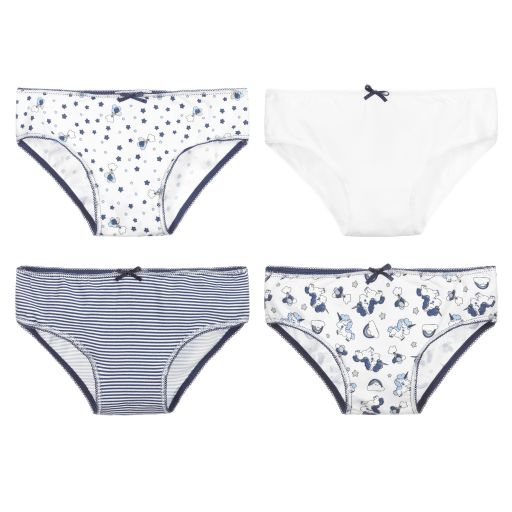 Mayoral-Girls Cotton Knickers (4 Pack) | Childrensalon Outlet