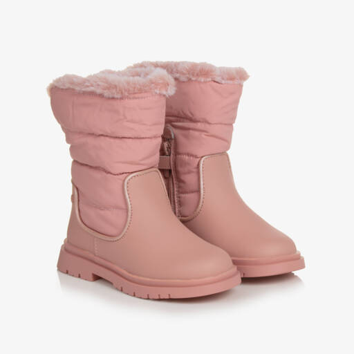 Mayoral-Girls Cozy Pink Winter Footwear | Childrensalon Outlet