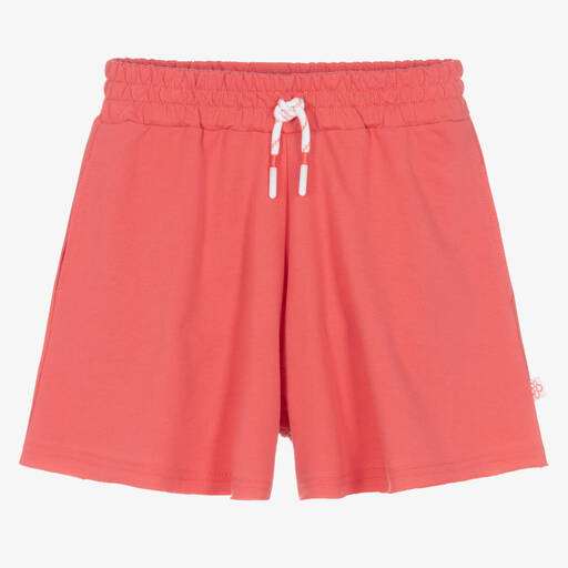 Mayoral-Girls Dark Pink Cotton Jersey Shorts | Childrensalon Outlet