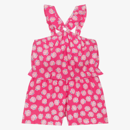 Mayoral-Girls Fuchsia Seashell Jersey Set | Childrensalon Outlet