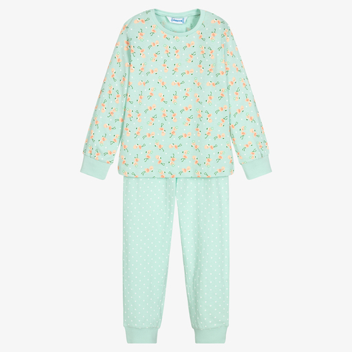 Mayoral-Girls Green Cotton Pyjamas | Childrensalon Outlet