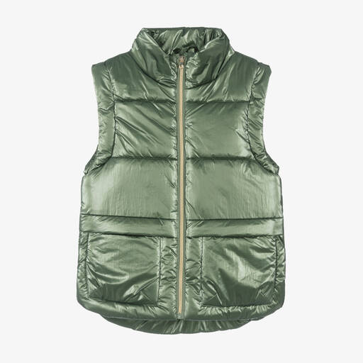 Mayoral-Gilet vert rembourré fille | Childrensalon Outlet