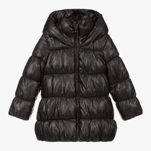 Mayoral-Girls Grey Puffer Coat | Childrensalon Outlet