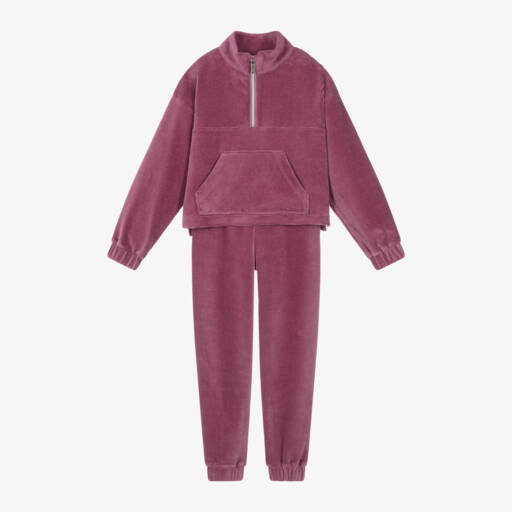 Mayoral-Girls Mauve Corduroy Set | Childrensalon Outlet