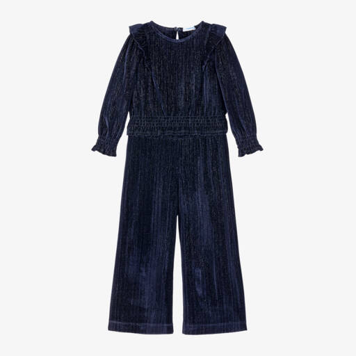 Mayoral-Girls Midnight Velour Glitter Set | Childrensalon Outlet