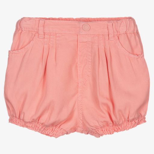 Mayoral-Girls Pink Bubble Shorts | Childrensalon Outlet