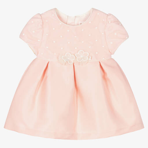 Mayoral Newborn-Girls Pink Ceremony Dress  | Childrensalon Outlet