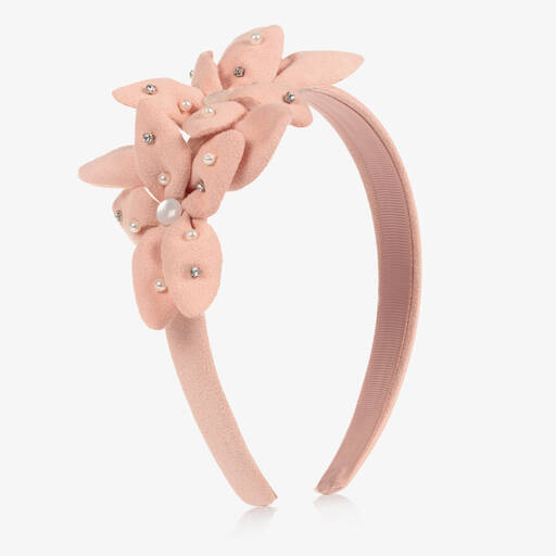 Mayoral-Girls Pink Flower Hairband | Childrensalon Outlet