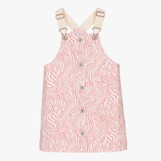 Mayoral-Girls Pink Pinafore Dress | Childrensalon Outlet