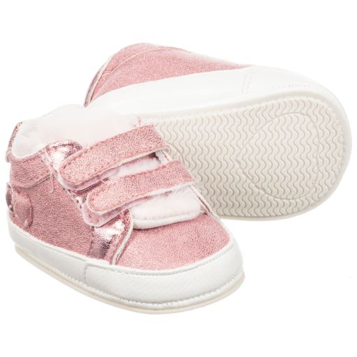 Mayoral Newborn-Girls Pink Pre-Walker Shoes | Childrensalon Outlet