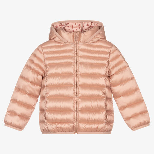Mayoral-Girls Pink Puffer Jacket | Childrensalon Outlet