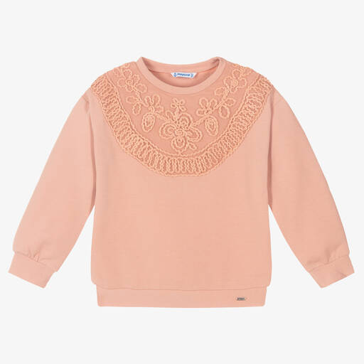 Mayoral-Rosa Sweatshirt für Mädchen | Childrensalon Outlet