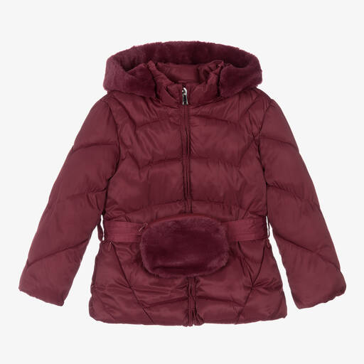 Mayoral-Rote Steppjacke mit Gürtel (M) | Childrensalon Outlet