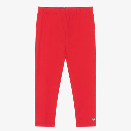 Mayoral-Красные укороченные легинсы из хлопка | Childrensalon Outlet
