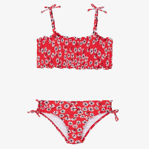 Mayoral-Bikini rouge et blanc fille  | Childrensalon Outlet