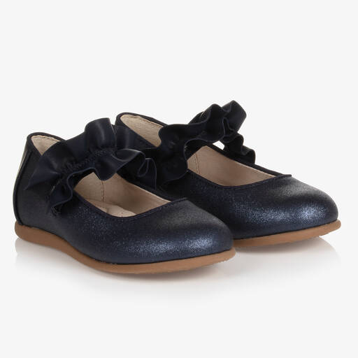 Mayoral-Синие туфли с блестками для девочек | Childrensalon Outlet