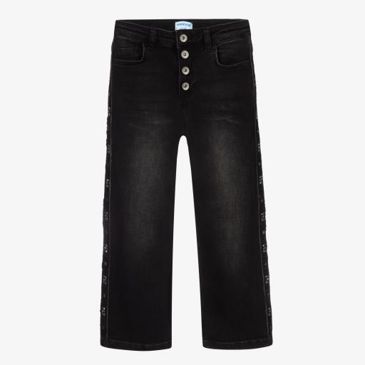 Mayoral-Girls Straight Cropped Jeans | Childrensalon Outlet