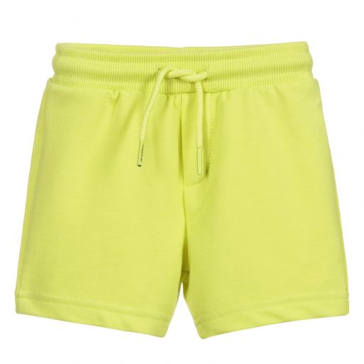 Mayoral-Green Jersey Baby Shorts  | Childrensalon Outlet