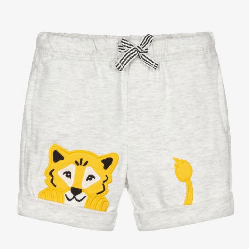 Mayoral-Grey Cotton Jersey Shorts | Childrensalon Outlet