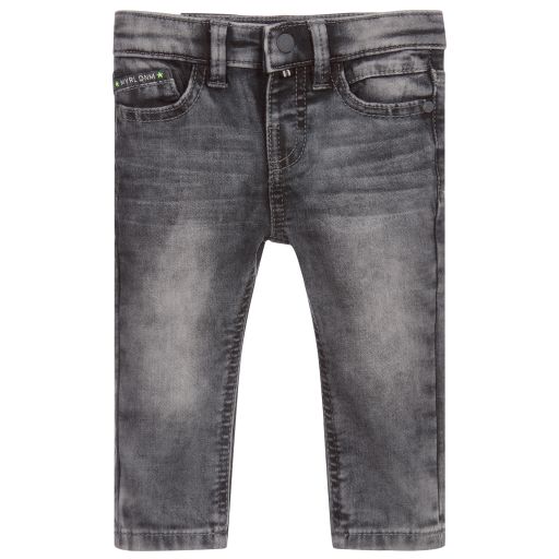 Mayoral-Grey Denim Slim Fit Jeans | Childrensalon Outlet