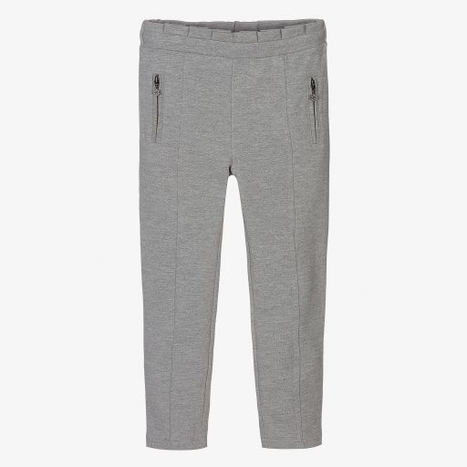 Mayoral-Grey Milano Jersey Trousers | Childrensalon Outlet