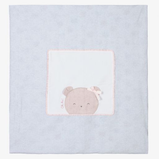 Mayoral Newborn-Couverture grise/blanche (92 cm) | Childrensalon Outlet