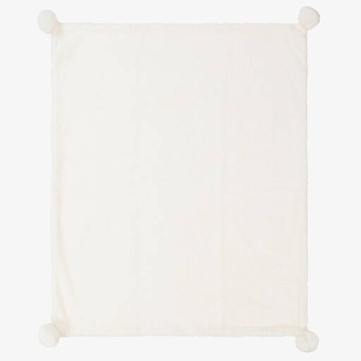 Mayoral-Ivory Faux Fur Blanket (98cm) | Childrensalon Outlet