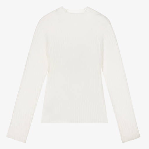 Mayoral-Ivory Turtle Neck Sweater | Childrensalon Outlet