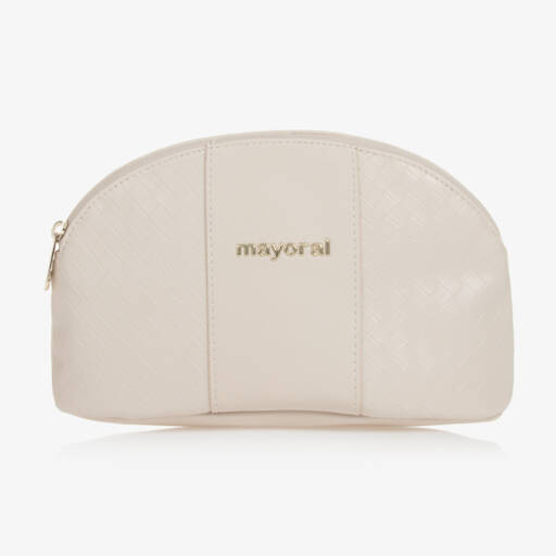 Mayoral-Junior Boys Beige Leather-Style Bag | Childrensalon Outlet