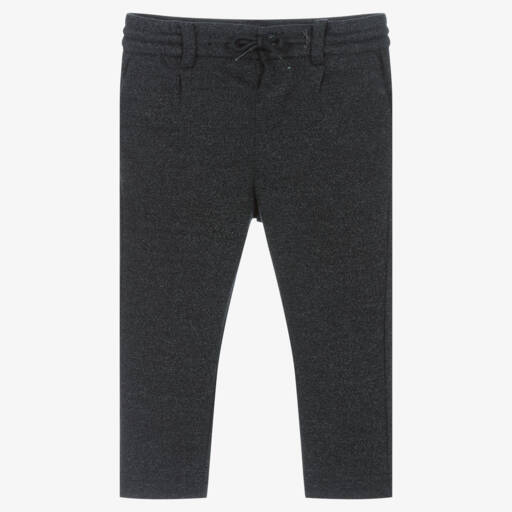 Mayoral-Junior Boys Navy Jersey Trousers | Childrensalon Outlet