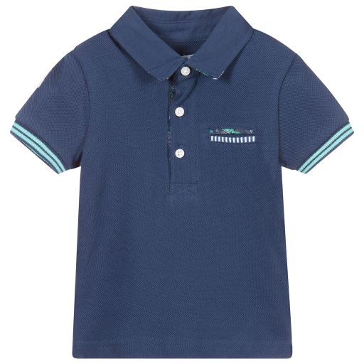 Mayoral-Navyblaues Polohemd aus Baumwolle | Childrensalon Outlet