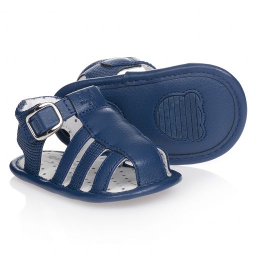 Mayoral-Navy Blue Pre-Walker Sandals | Childrensalon Outlet