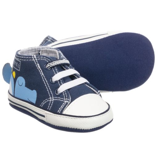Mayoral Newborn-Navy Blue Pre-Walker Shoes | Childrensalon Outlet