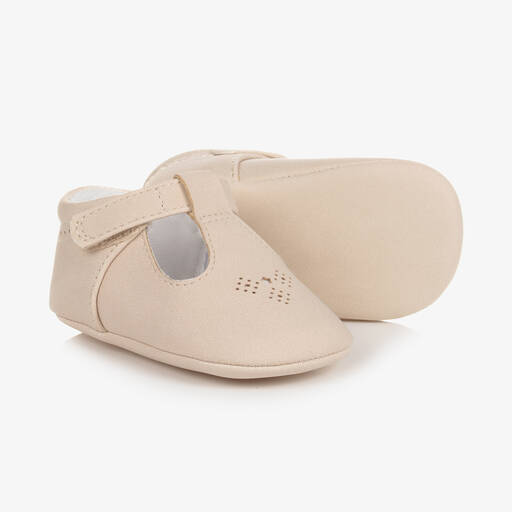 Mayoral-Salomés beige pâle bébé | Childrensalon Outlet