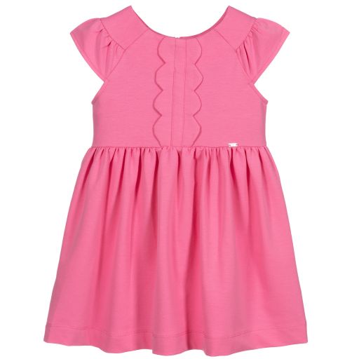 Mayoral-Розовое платье из хлопкового джерси | Childrensalon Outlet
