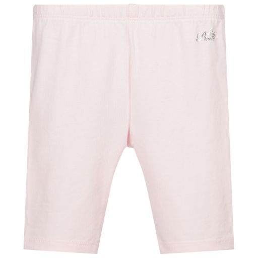 Mayoral-Pink Cotton Short Leggings | Childrensalon Outlet