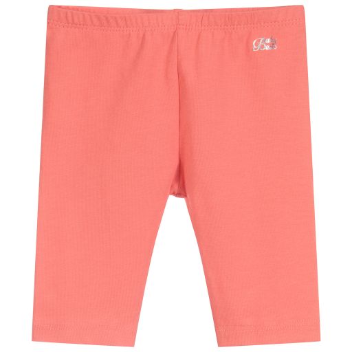 Mayoral-Pink Cotton Short Leggings | Childrensalon Outlet