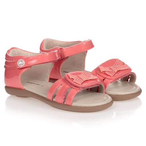 Mayoral-Pink Faux Leather Sandals | Childrensalon Outlet