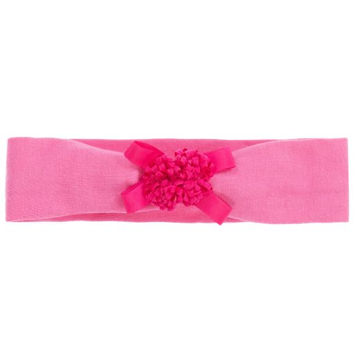 Mayoral Newborn-Pink Jersey Headband (34cm) | Childrensalon Outlet