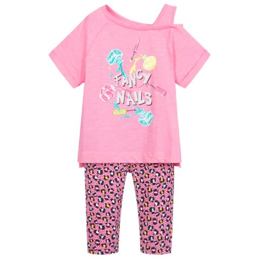 Mayoral-Розовый комплект с леггинсами | Childrensalon Outlet