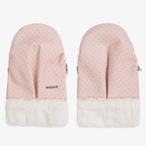 Mayoral Newborn-Pink Pram Mittens | Childrensalon Outlet