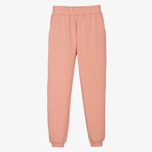 Mayoral-Pink Soft Neoprene Joggers | Childrensalon Outlet