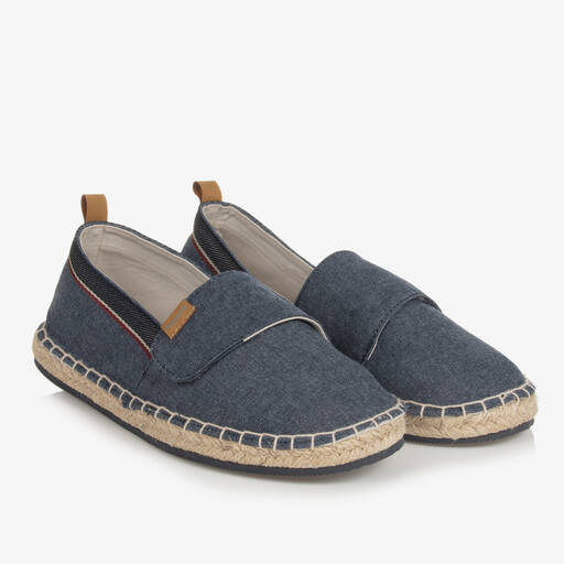 Mayoral-Teen Boys Blue Woven Espadrilles | Childrensalon Outlet