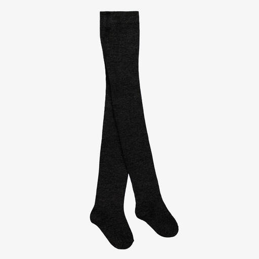Mayoral-Teen Girls Black Glitter Knitted Tights | Childrensalon Outlet
