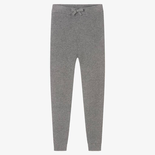 Mayoral-Teen Girls Grey Knit Leggings | Childrensalon Outlet