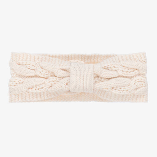 Mayoral-Teen Girls Ivory Knitted Headband | Childrensalon Outlet