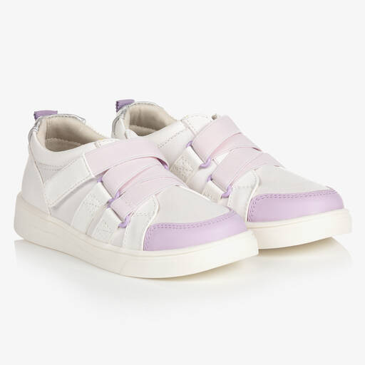 Mayoral-Teen Girls White Trainers | Childrensalon Outlet