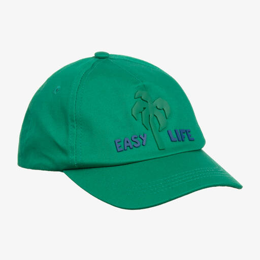 Mayoral-Teen Green Cotton Palm Tree Cap | Childrensalon Outlet