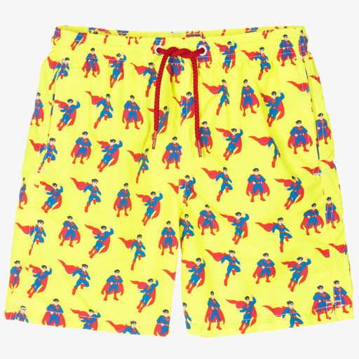 MC2 Saint Barth-Teen Boys Superman Swim Shorts | Childrensalon Outlet