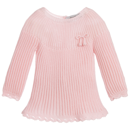 Mebi-Baby Girls Pink Sweater | Childrensalon Outlet